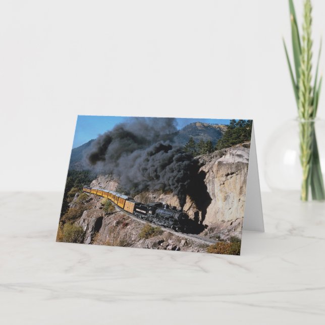 Cartão Durango and Silverton Railroad, No. 481, Bear Cree (Frente)