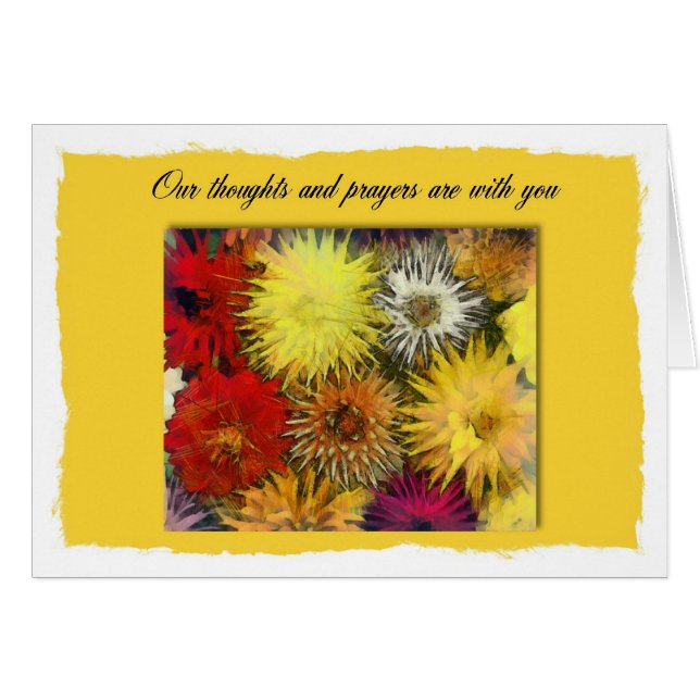 Cartão Durante seu lumpectomy do cancro da mama (Frente Horizontal)