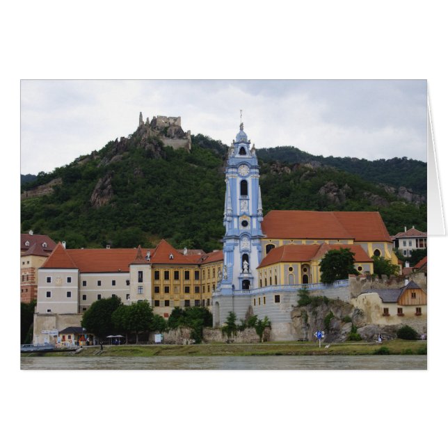 Cartão Dürnstein em der Wachau (Frente Horizontal)