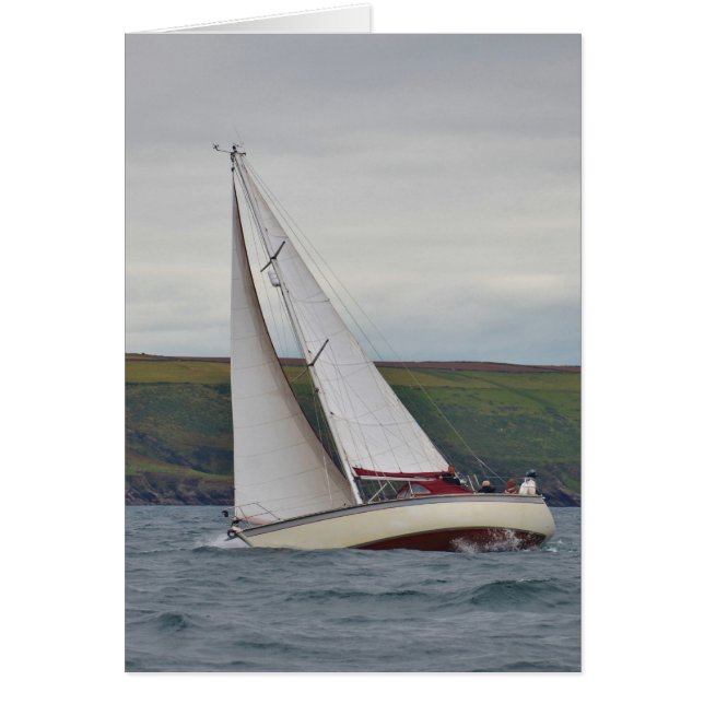 Cartão Duro de navegação de pequeno iate (Frente)