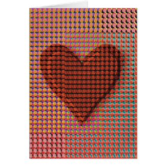 Cartão Duro vermelho