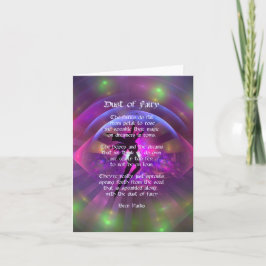 Cartão Dust of Fairy Note Card