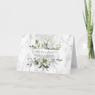 Cartão Dusty Blue Eucalyptus Greenerescente Muito Obrigad