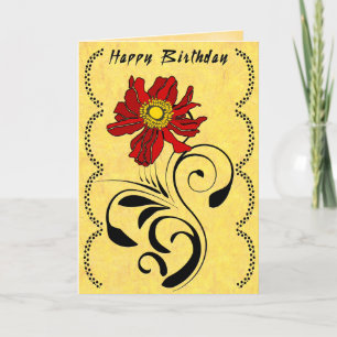Cartão Dutch Deco (birthday card)