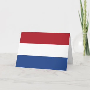 Cartão Dutch Flag