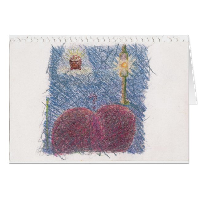 Cartão Dúvida (Frente Horizontal)