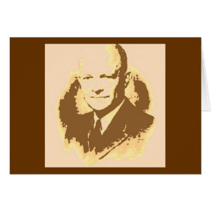 Cartão Dwight D Eisenhower