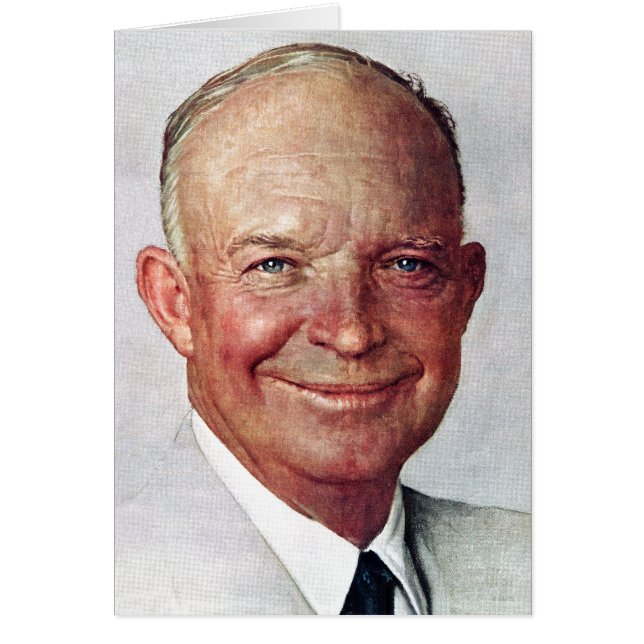 Cartão Dwight D. Eisenhower (Frente)