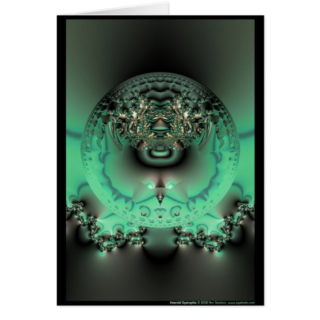 Cartão Dystrophia esmeralda (Frente)