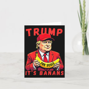 Cartão É a Banana (em escala) Starship de Trump