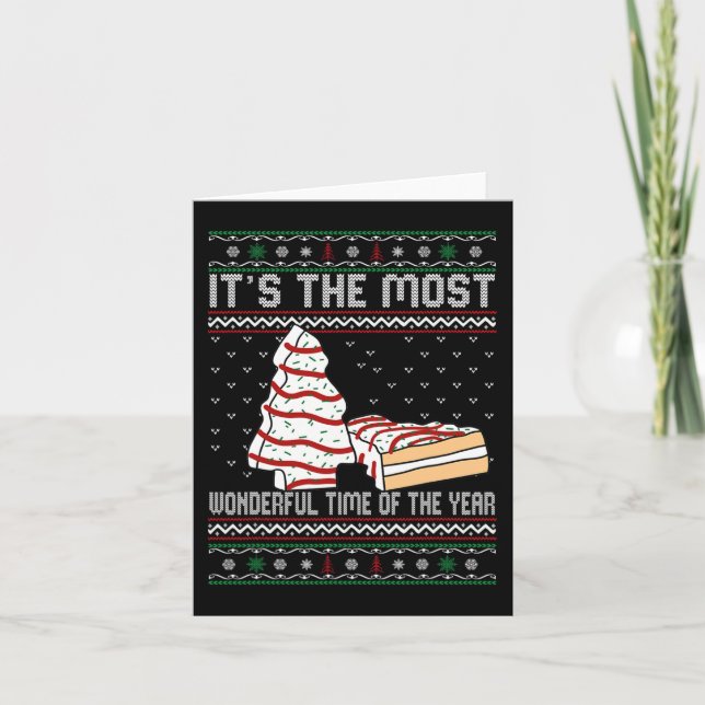 Cartão É A Época Mais Maravilhosa Do Natal (Frente)