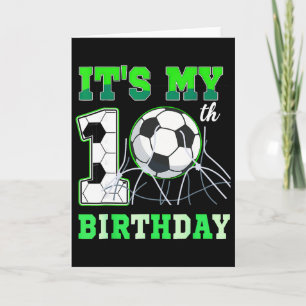 Cartão É a minha festa de 10 anos de futebol
