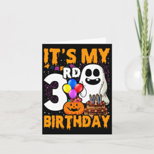 Cartão É a minha festa de aniversário de 3 anos do Fantas