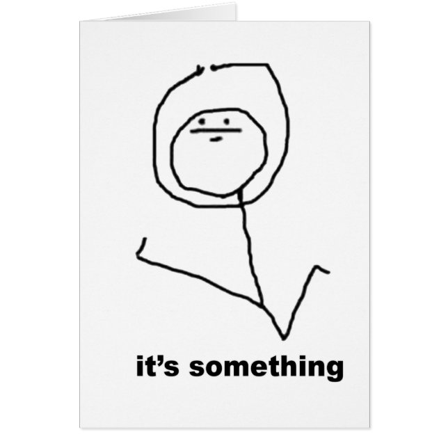 Cartão É algo Meme (Frente)