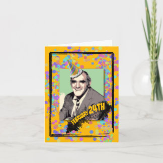 Cartão É aniversário de Abe Vigoda!