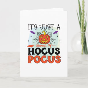 Cartão É Apenas Um Monte De Hocus Pocus