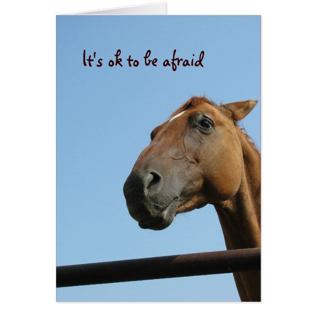 Cartão É bom ter medo (Frente)