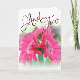 Cartão E Dois Se Tornarão Um Duplo Felicito Gerador