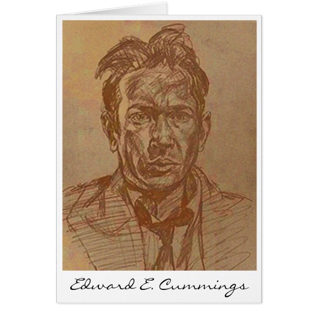 Cartão E.E.Cummings (Frente)