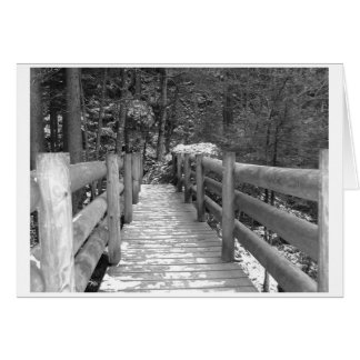 Cartão É hora de atravessar essa ponte.