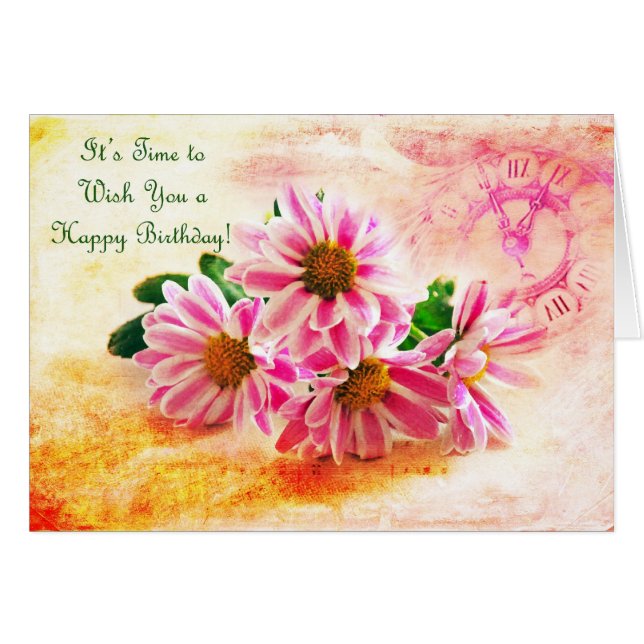 Cartão É hora de comemorar você! (Frente Horizontal)