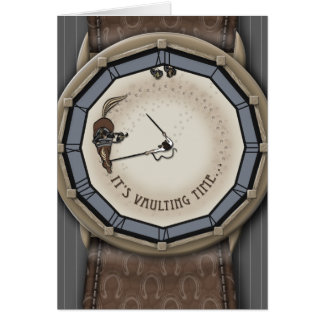 Cartão "É hora de saltar"