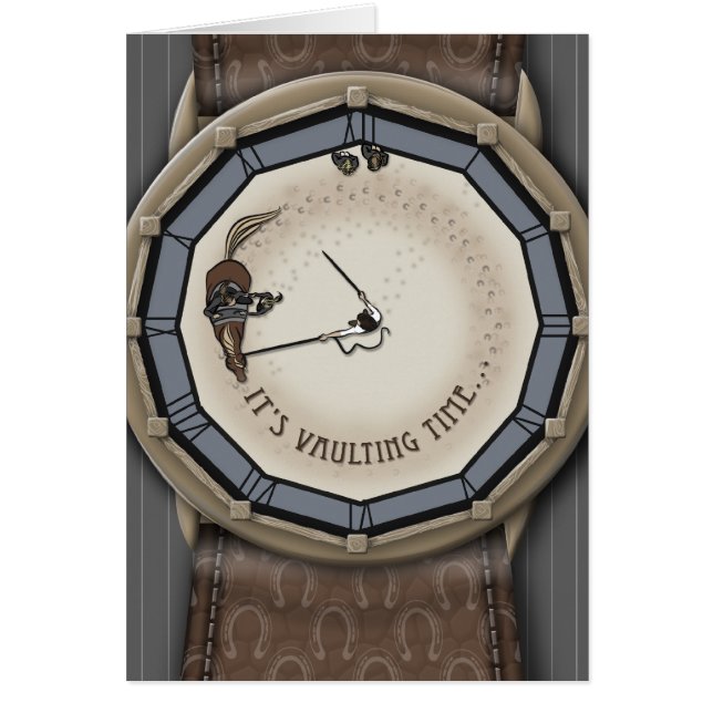 Cartão "É hora de saltar" (Frente)