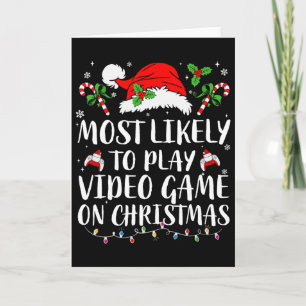 Cartão É Mais Provável Jogar Vídeo Na Família Natal
