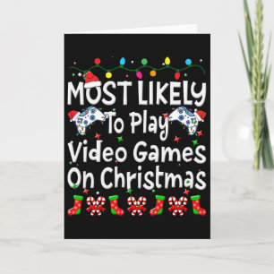 Cartão É Mais Provável Jogar Vídeo Na Família Natal