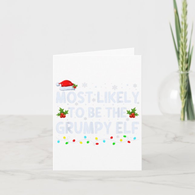 Cartão É Mais Provável Que Seja A Tripulação Grumpy Da Fa (Frente)