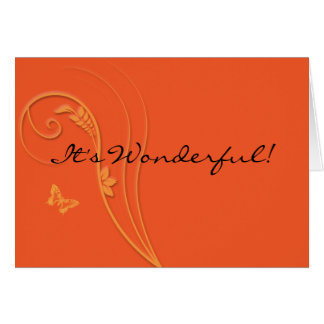 Cartão É maravilhoso
