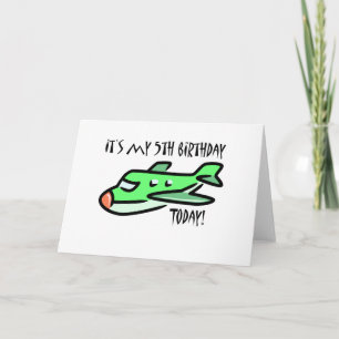 Cartão É meu 5o aniversário hoje