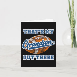 Cartão É Meu Neto Lá Cheer de Futebol Vovó