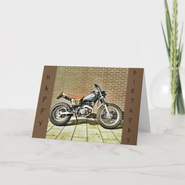 CARTÃO ***E N J O Y THE RIDE*** ON YOUR ***BIRTHDAY*** (Frente)