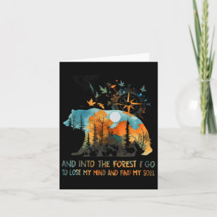 Cartão E Na Floresta Eu Vou Ao Perder Da Minha Mente Acam
