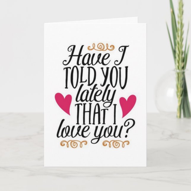 CARTÃO É "NOSSO ANIVERSÁRIO" E "EU TE AMO" (Frente)