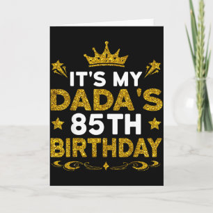 Cartão É o 85º aniversário do meu pai Feliz aniversário 8