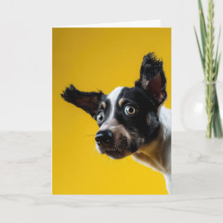 Cartão "É o cão" Aniversário