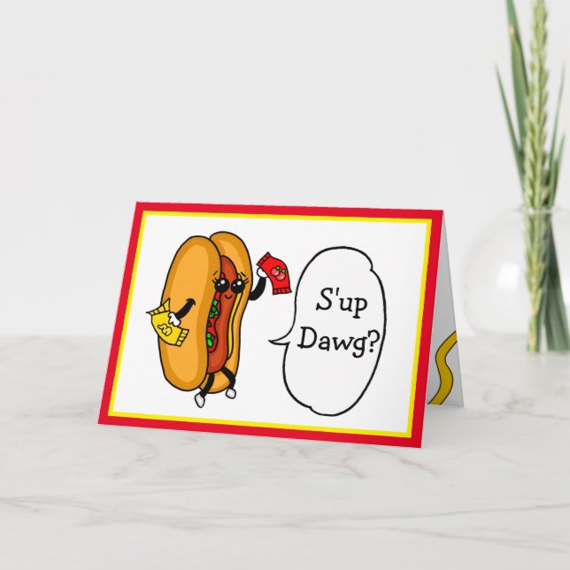 Cartão É o Dawg? Nós Mustard é o momento para o Ketchup (Frente)