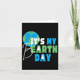 Cartão É o Dia da Terra Aniversário 22 de abril