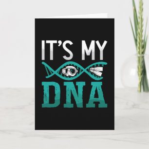 Cartão É o meu DNA Spearfish Dive Freediver
