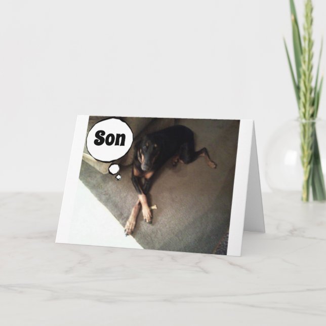 CARTÃO É O SEU ANIVERSÁRIO **SON** RELAXE E DESFRUTE (Frente)