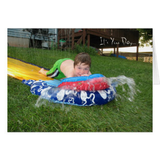 Cartão É o seu dia, divirta-se!