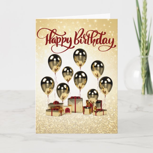 Cartão É o seu dia (provérbios 3:5-6) de aniversário (Frente)