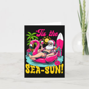 Cartão É O Sol Mar Santa Praia Verão Natal Em Ju