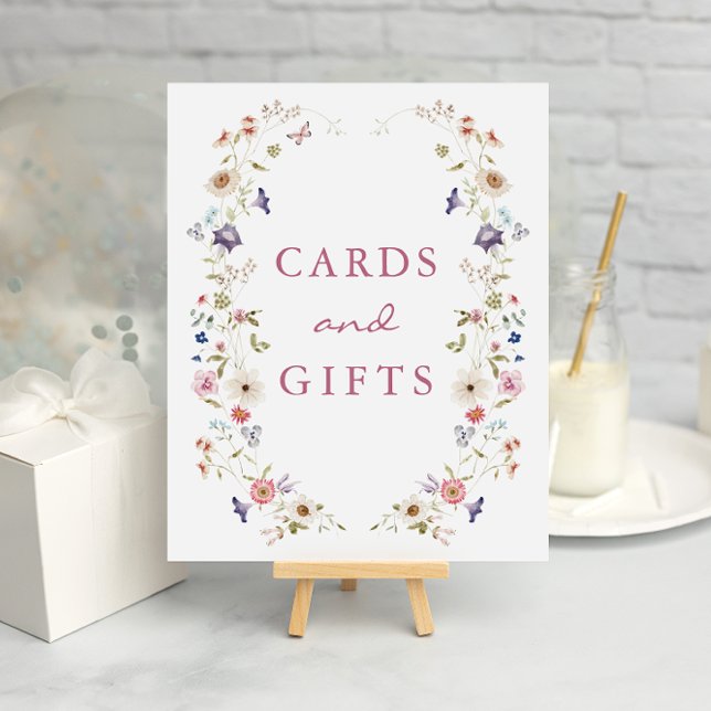 Cartão e Presentes Poster Chá de Noiva (Elegant Floral Cards and Gifts Bridal Tea Party Poster by Painted Paperie
)
