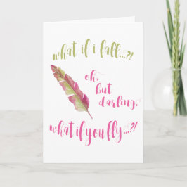 Cartão E se eu cair? Incentivo