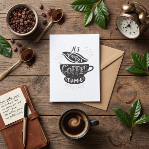 Cartão É Sempre Hora do Café