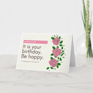 Cartão É seu aniversário