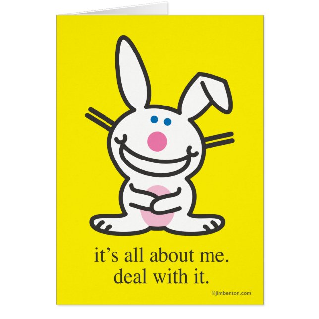 Cartão É toda sobre mim (Frente)